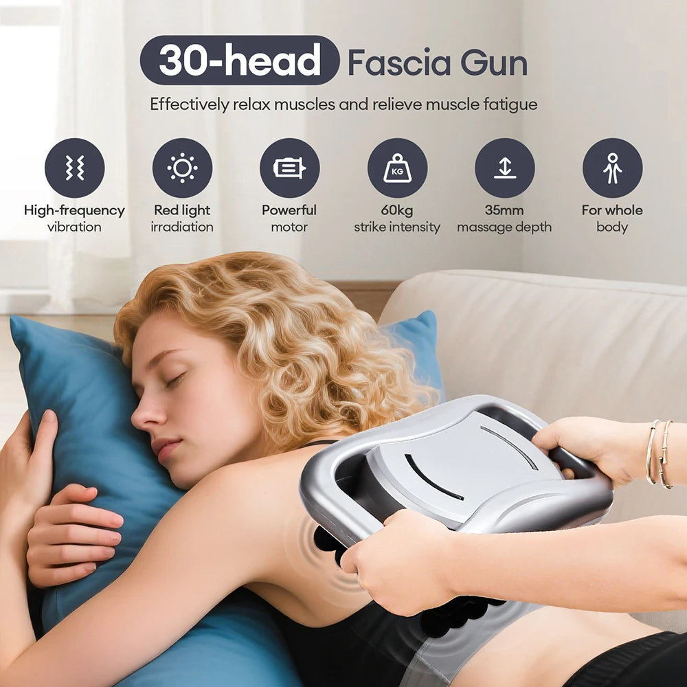 30-Head Fascia Massager