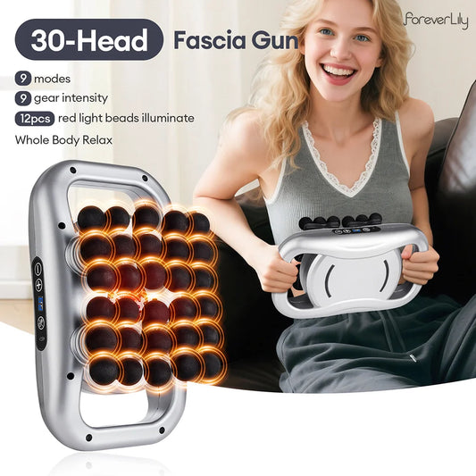 30-Head Fascia Massager